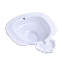 QBYLYF Sitz Bath, Over The Toilet Relief for Hemorrhoids, Pregnancy, Bladder/Prostate Discomfort, Fit Standard and Elongated Toilets