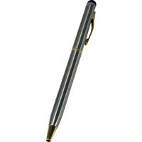 QVS Q-Stick Capacitive Touch Screen Stylus for iPad with Ball Point Pen, Silver (IS3-SV)