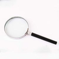 10X Handheld Magnifying Glass, 75mm Diameter Reading Magnifier, Metal Frame for Reading Books, Newspapers, Insects, Maps, Engraving, Jewelry Magnifying Glass Reading Aids & Magnifiers Writing Aids