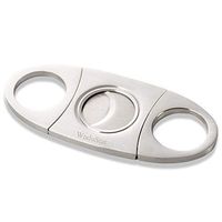 WuduStar Cigar Cutter-Stainless Steel Double Cut Blade Guillotine Cigar Scissors, Placed in a Black Gift Bag, Easy to Carry。