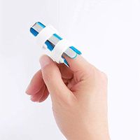 YON Finger Fracture Fixation Splint, Adjustable Finger Fracture Fixation Splint, Finger Joint orthosis/Pain Relief Finger Support Trigger/Straight Finger Protection Sleeve (S)