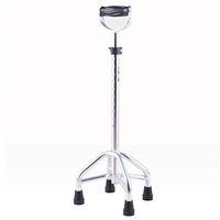 ZYL-YL Old Man Walking Stick,Aluminum Telescopic Lightweight Four Footed Sticks Small Corners Anti-Skid Cane for Elderly Disabled People Walker