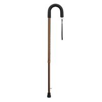 Retractable Ice Tip Cane, Standard Grip, Bronze