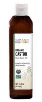 Aura Cacia Organic Castor Skin Care Oil | GC/MS Tested for Purity | 473ml (16 fl. oz.)