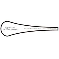 Hygienic Liners for Thong Style Swimwear and Lingerie Fitting Purposes - 1,000 Plastic Protective Sanitary Stickers Dressing Room