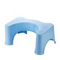 Home-organizer Tech Potty Trainer Toilet Step Stool, The Bathroom Toilet Stool Fits All Toilets/All Ages (Blue)
