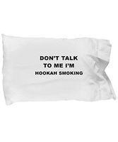 Hookah Smoking Appreciation Gifts - Hookah Smoking Pillowcase for Women and Men, Great Shisha Smoker Creative Thank You/Gift, Standard Size