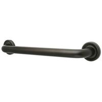 Made to Match Camelon Beaded Grab Bar Finish: Oil Rubbed Bronze, Size: 12"