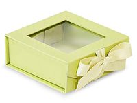 Folding Presentation Box with Window 24 Count - Small - Pistachio