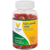 The Vitamin Shoppe Chewy Panda Vites, Chewable Multivitamin, Natural Fruit Flavors, Gluten and Dairy Free, Multivitamin for Kids, No Artificial Sweeteners, Flavors and Colors (90 Gummies)