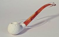 Standard Apple Lattice Churchwarden Meerschaum Pipes