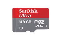 SanDisk Ultra 64 GB microSDXC Class 10 UHS-1 Memory Card 30MB/s with Adapter SDSDQUA-064G-U46A