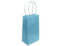Clay Coated Gift Bag 5.5"X8.5"X3.125"-Baby Blue