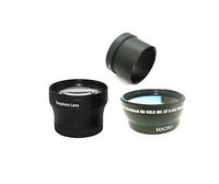 Wide Lens + Tele Lens + Tube Bundle for Panasonic Lumix DMC-LX7 Leica D-Lux 6