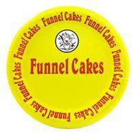 9” Coated Paper Plate Funnel Cake Design- pack of 100