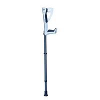 Forearm Crutches for Adults and Youth,Adjustable Lightweight Ergonomic Handle with Comfy Grip,High Density Sturdy (White)