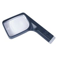 MAGNIFYING AIDS 2.3X Coil Rectangular Magnifier 4 Inch Lens