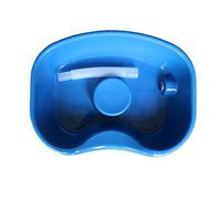 Shampoo Basin Wash Basin Bed Patient use Nursing Shampoo Old Man Increase Thicken Wash Basin Medical Blue (Color : Blue)