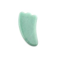 Jade Gua Sha Scraping Massage Beauty Tools, Natural Stone Guasha Board Back Foot Scalp Scraping Tool for SPA Acupuncture Therapy Trigger Point Treatment (Style 1)