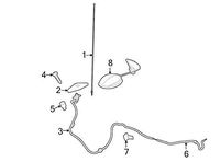 Black Coated Aerial Antenna OEM BRAND NEW