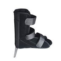 Healifty Post Op Shoe Adjustable Medical Walking Boot Post Injury Surgical Foot Cast Toe Orthopedic Support Brace for Broken Bone Fracture (Black) Size S