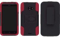 Ventev Edge Holster / Case Combo for HTC EVO 4G LTE (Black/Red)