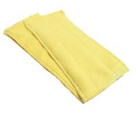 Set of 2 Reusable Microfiber Mop Pads- Compatible with Swiffer WetJet (Yellow)