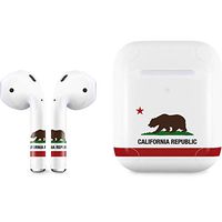 Skinit Decal Audio Skin for Apple AirPods with Wireless Charging Case - Officially Licensed Skinit Originally Designed California Republic Design