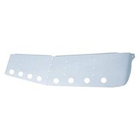 United Pacific 28014-13.5" Curved Windshield Drop Sunvisor with 8x2" LED Cutouts