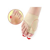 Elevin(TM) 2 Pair Healthy Leg Recommended Thumb Valgus Toe Separator Relief Corrector Pad