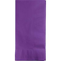 Club Pack of 250 Amethyst Purple Premium 3-Ply Disposable Paper Dinner Napkins 8"