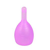 XYanXXX Menstrual Cup,Anti-Side Leakage Silicone Reusable Period Cup,Best Feminine Alternative Protection to Tampons and Cloth Sanitary Napkins Pink S