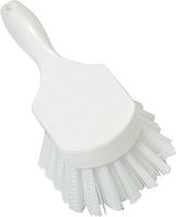 Carlisle 4054602 Sparta Polypropylene Block Brush, Medium Polyester Bristles, 8" Length x 3" Width, 1-1/4" Bristle Trim, White
