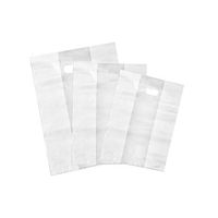 Disposable Shopping Bag, Takeaway Bag, Supermarket Shopping Bag, Food Packing Bag, Plastic Bag, Tote Bag, Matte, White (12 * 8in)