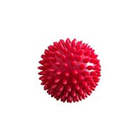 8.5cm Muscle Relaxation Pelvic Exercise Sports Fitness Foot Massage Ball Hedgehog Body Pain Stress Massage Relief Trigger Point,Red