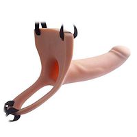 QINXIAOGAO Pleasure Stráp ǒn Hǒllǒw for Male - Silicone Waterproof - Amazing Size LIAN-LL1925 Love (Color : Beige)