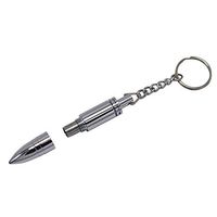 Mr.BoFly Stainless Steel Cigar Punch Bullet Cigar Punch Silver