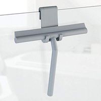 Window Squeegees, Glass Wiper Blades Shower Scrapers Window Wiper Glass Cleaning Brush, for Shower Door Mirror Car Glass,Gray