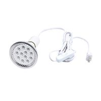 DGXINJUN Red Light Infrared Therapy Bulbs 660nm and 880nm Led Lights for Skin and Pain Relief(Silver Light+Switch)