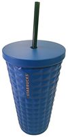 Starbucks Stainless Steel Cold Cup 16 fl oz. Blue - Chisled