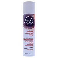 FDS Intimate Deodorant Spray Baby Fresh - 2 oz, Pack of 6