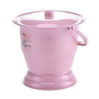 Qivor Children's Urinal Maternity Pot, Potty/Urinal Pot/Toilet Bowl Potty Potted Male and Adult Urine Bucket with Lid - Prevent Odor Escape (Color : Pink)
