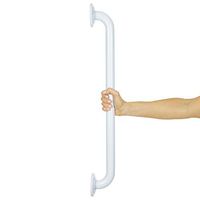 Vive Metal Grab Bar - Balance Handrail Shower Assist - Bathroom, Bathtub Mounted Safety Hand Support Rail - Stainless Steel Wall Mount for Handicap, Bath Handle, Elderly, Disabled, Injury (24 Inch)