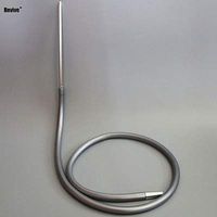 Silver Grey : Revive Hookah Hose narguile Silicone Tube Aluminium Handle Shisha Accessories Chicha Nargile 180cm Smoking Smoke Water Pipe kit
