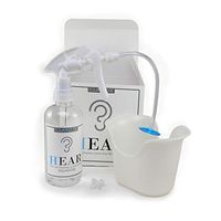 Hear Ear Wax Removal Kit, Includes: Earwax Removal Drops to Soften Ear Wax, Wash Basin, 3 Soft Disposable Tips, Irrigation System to Clean Outer Ear