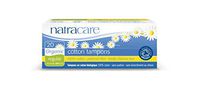 Natracare Organic All Cotton Tampons, Non-Applicator, Regular,  20 Count, Pack of 12