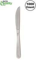 Heavy Weight Plastic Knives White 1000pcs - Disposable Cutlery Knives, Recyclable, Knife - Great for Parties, Office, BBQ, Restaurants and Togo