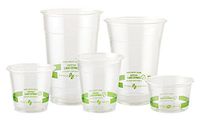 3 oz | PLA Cups | Compostable Plastic Cold Cups | 2,500 count