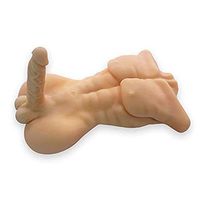 CS-SYX Enjoy Gift Men Gäy Pleasure 3 in 1 Lifelike Sêxy Dolly Sěx Doll Silicone Entity Lifelike Torso Love Doll for Women Men Gay Novelty Sweet Toy