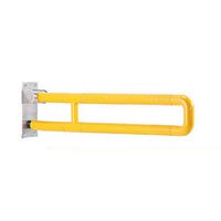 Grab Bar 304 Stainless Steel Grab Rails Bathroom Safety Wall-Mounted Anti-Slip Handrails Disabled Elderly Get Up Support Rod (Color : Yellow, Size : 60CM)